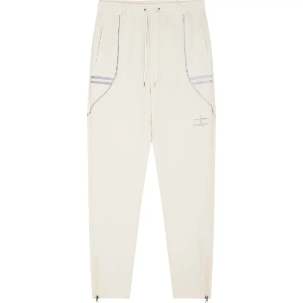 Pants with reflective details White - Image 5