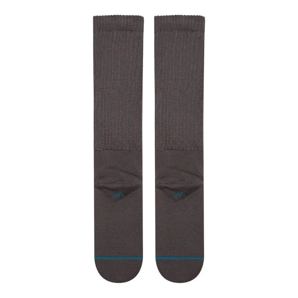 Icon Slouch Crew Socks Grey - Image 3