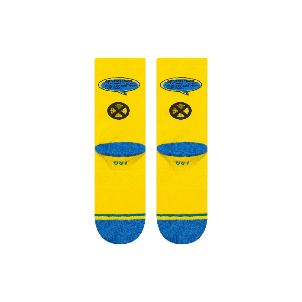 Wolverine Kids Crew Socks Yelllow - Image 3