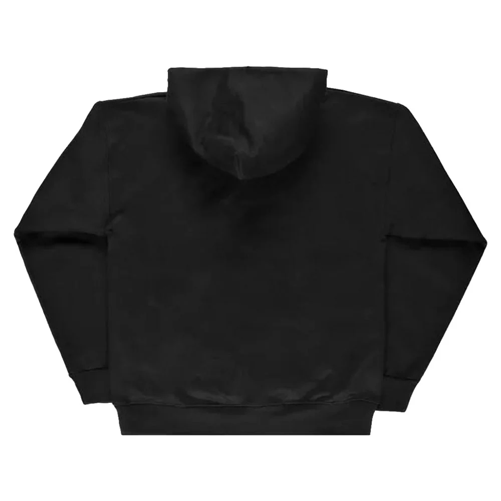 Double Flame Neon Hoodie Black - Image 2