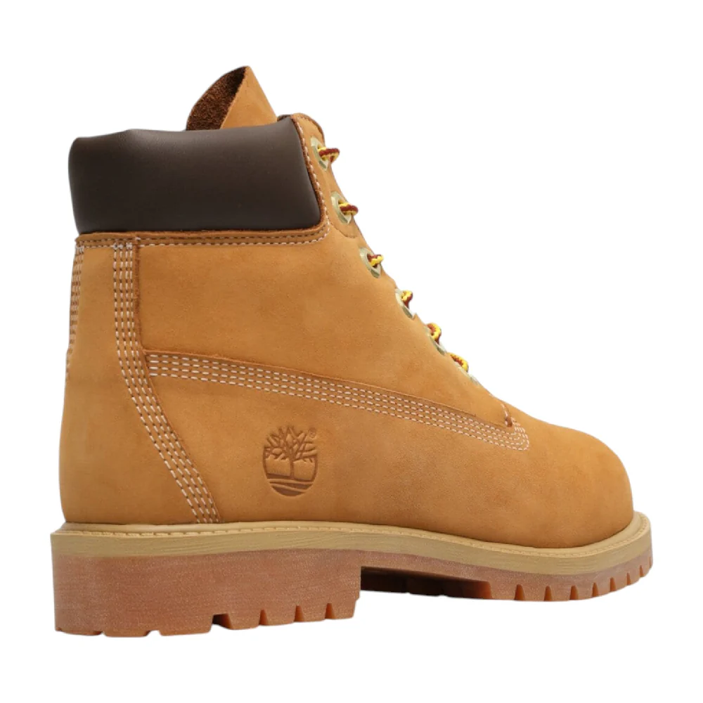 6 Inch Lace Up Waterproof Boots Beige - Image 4