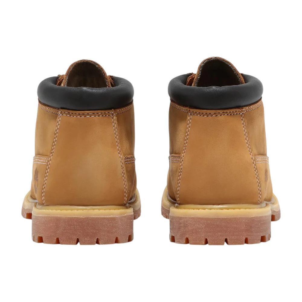 Nellie Mid Lace Up Waterproof Chukka Boots Beige - Image 4