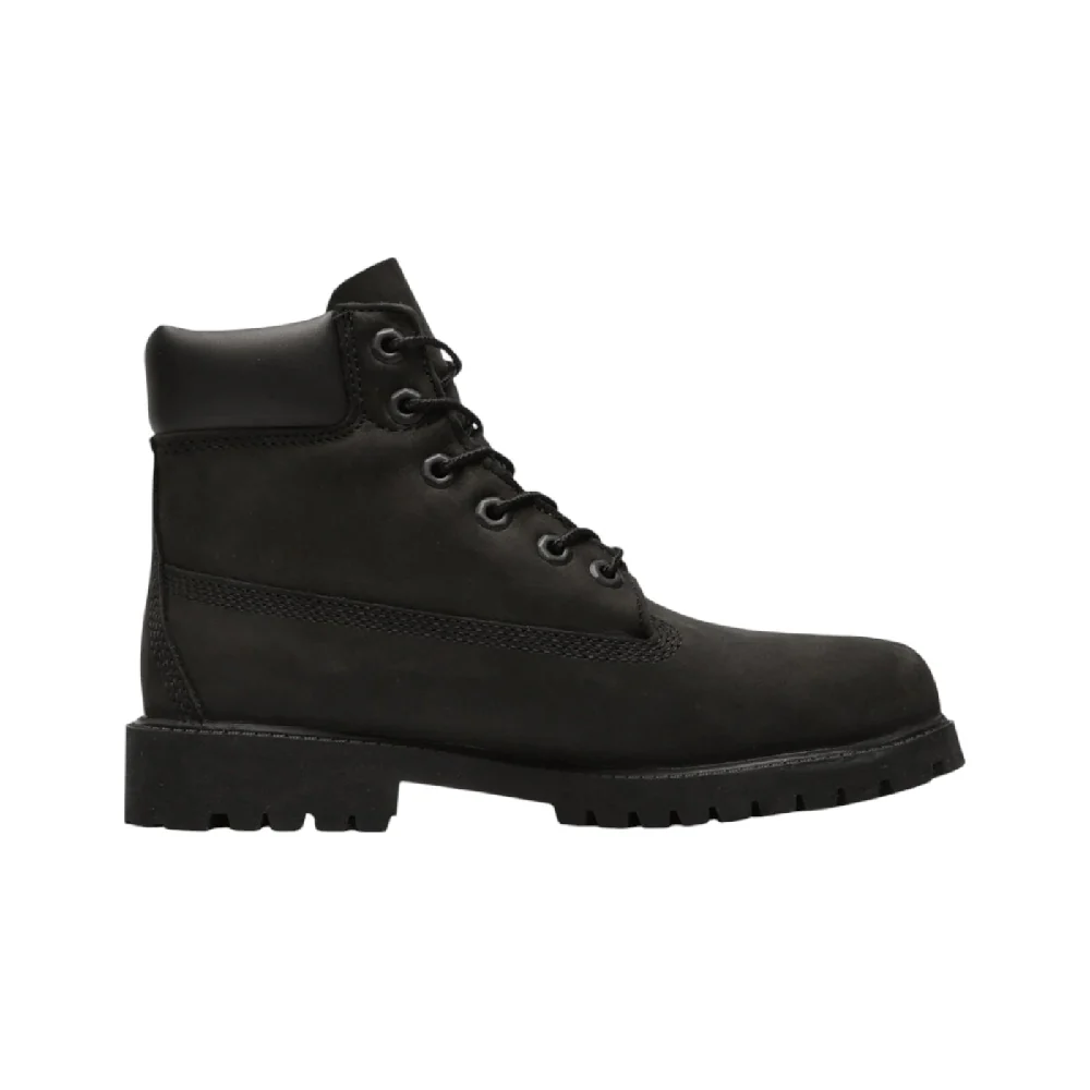 Premium 6 Inch Lace Up Waterproof Boots Black - Image 3