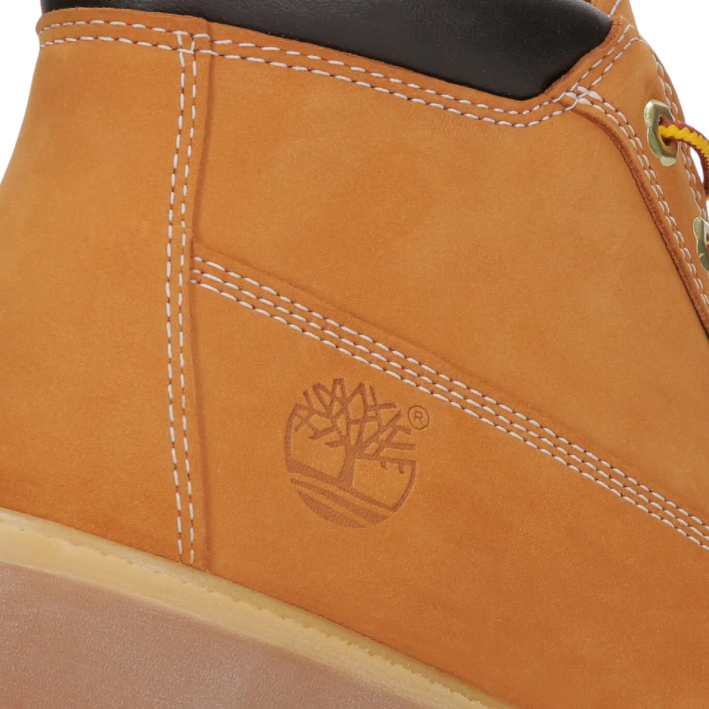 Premium Mid Lace Up Waterproof Chukka Boots Beige - Image 4